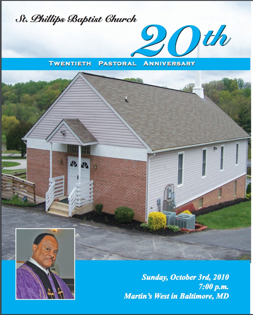 20th Pastoral Anniversary Cover