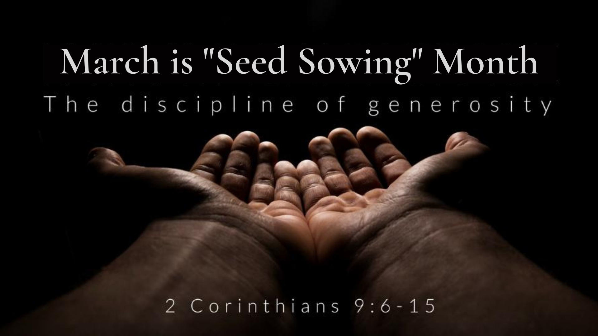 March Seed Sowing Month