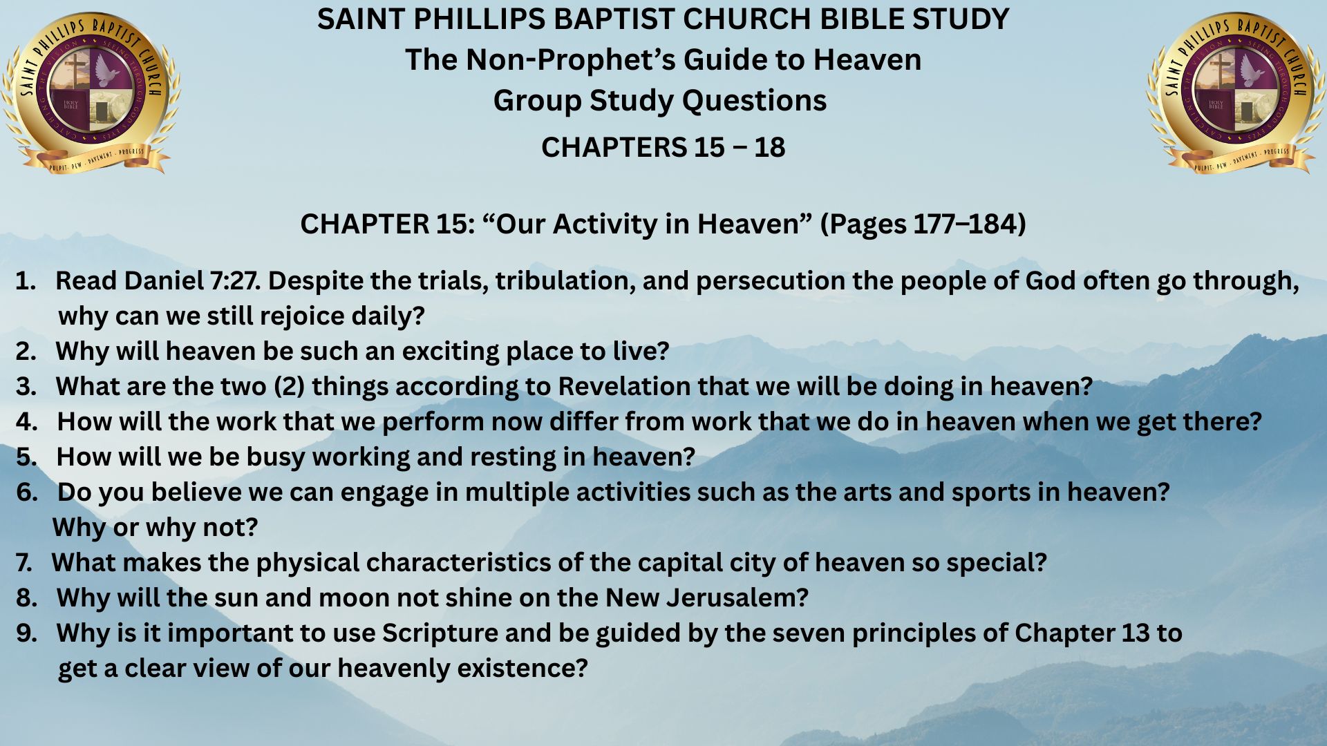 NPGH CHAPTER 15